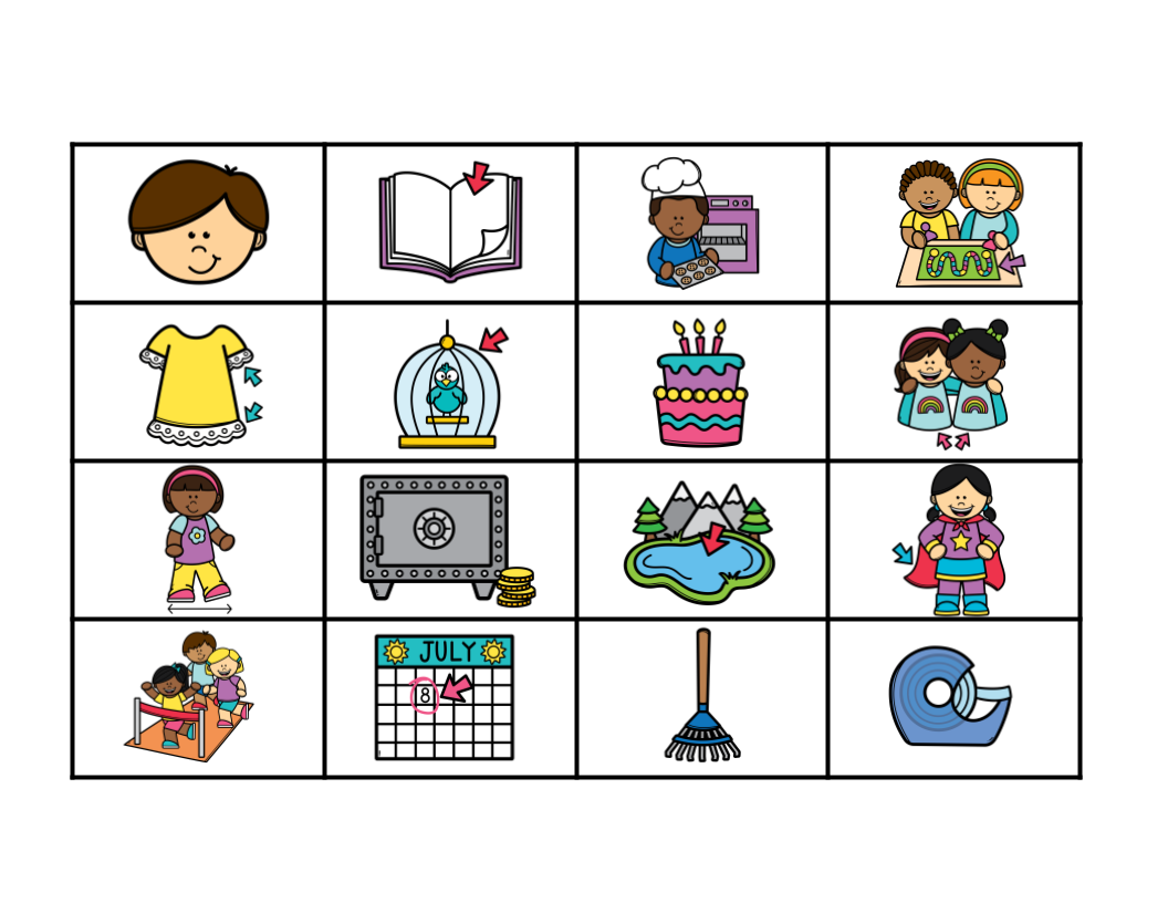 Cvce Picture Match Board - long a