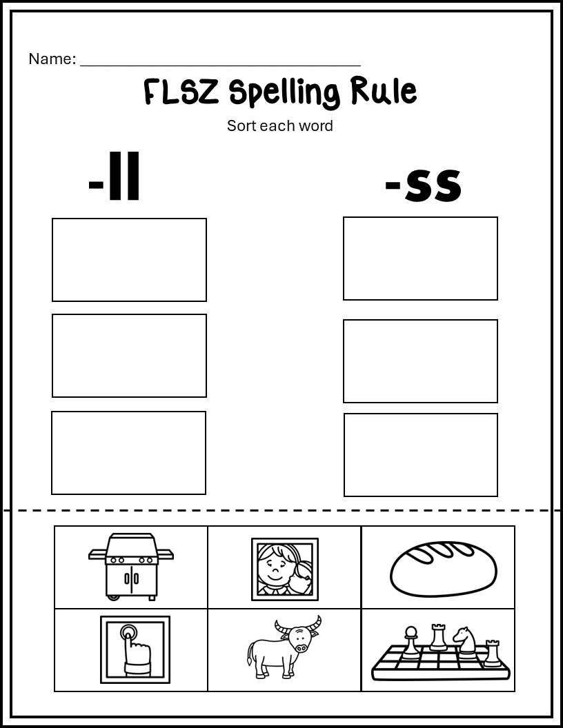 FLZS Spelling Rule