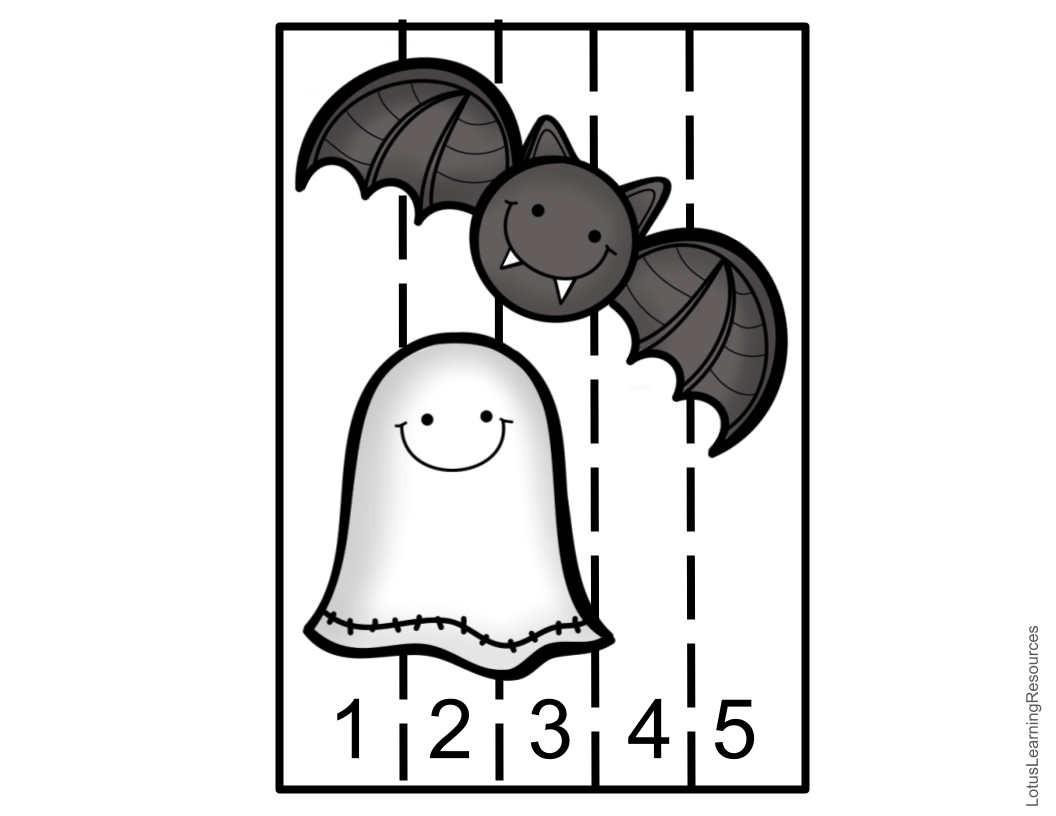 Halloween Number Sequencing