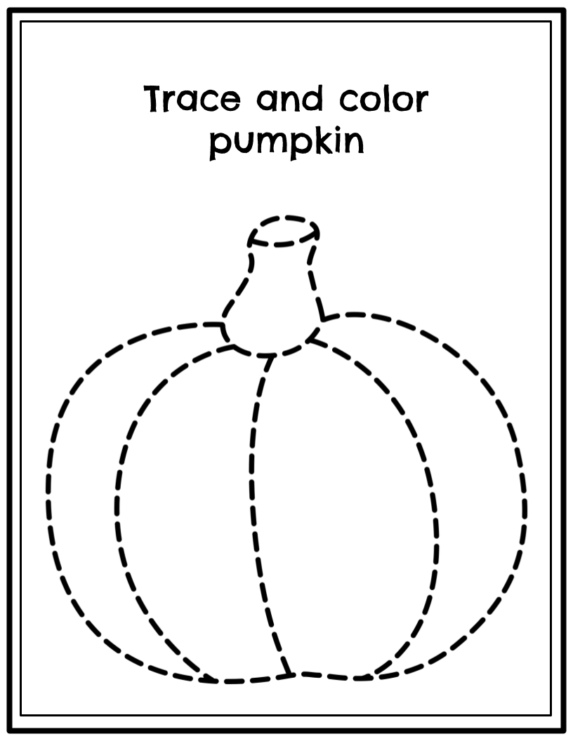 Halloween Picture Tracing