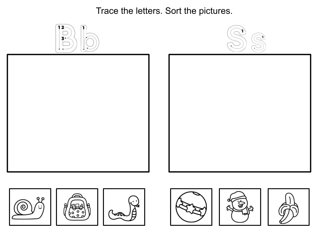 Letter Sound Sorting