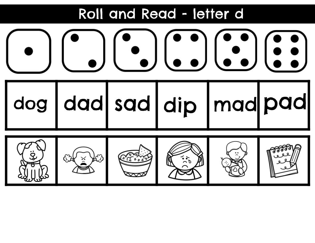 Letter Sound Roll & Read