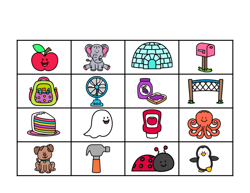 Letter Sound Picture Match