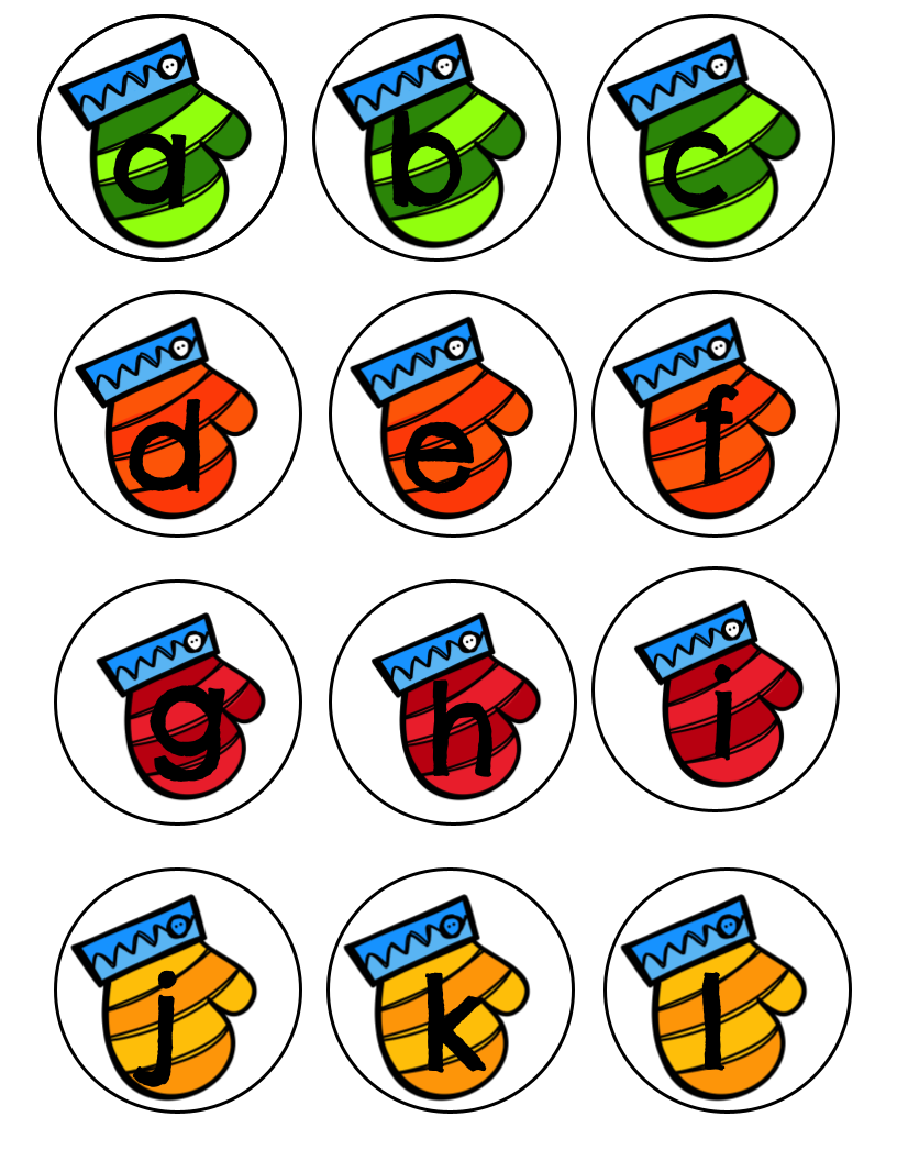 Mitten Letter Matching