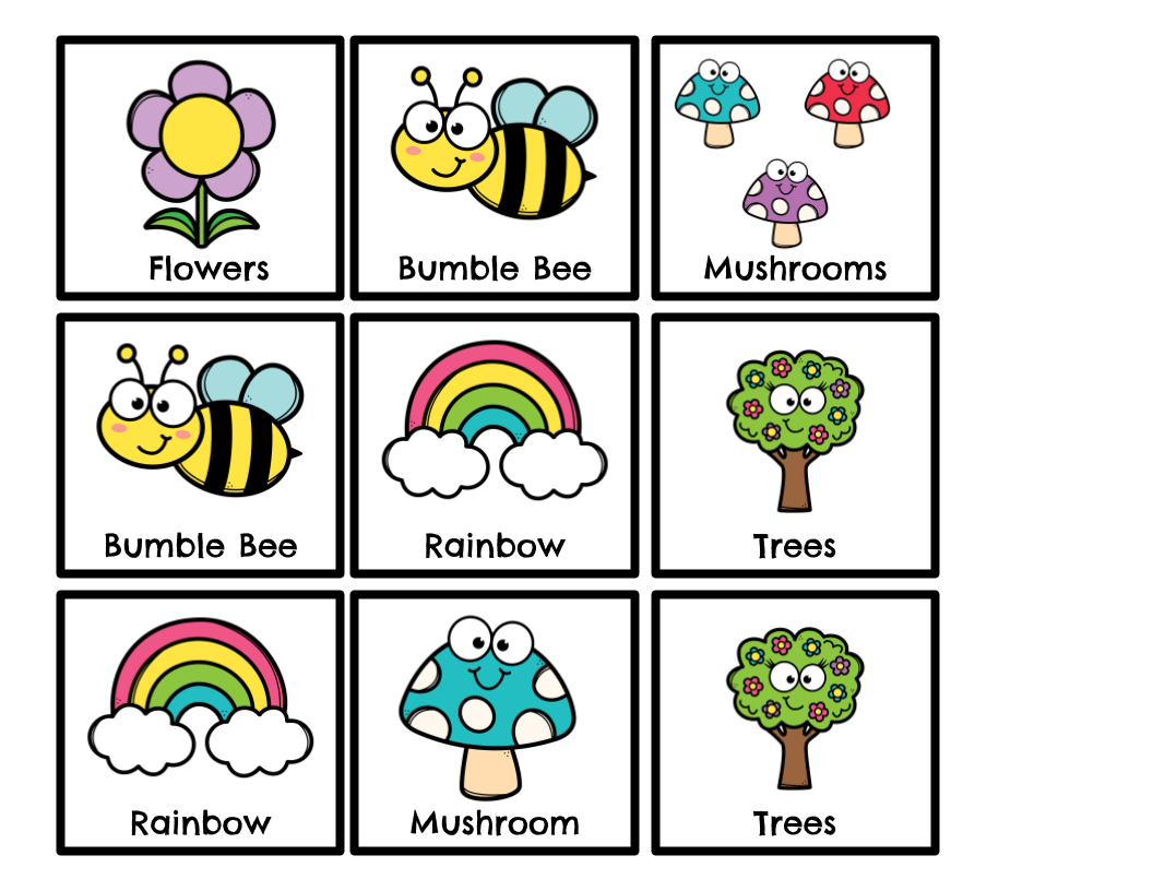 Spring Adapted Reading Comprehension Book