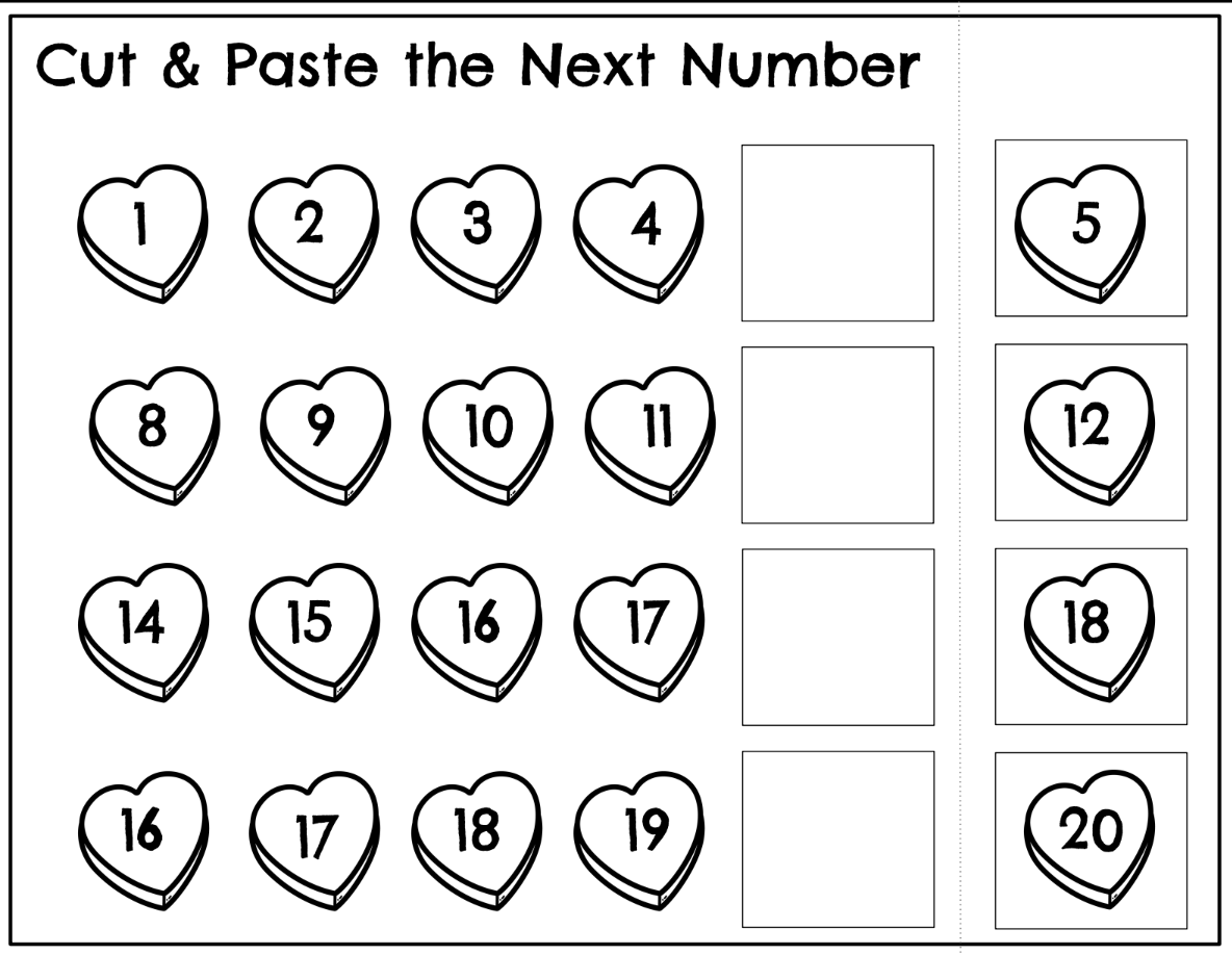 Valentine's Day counting on