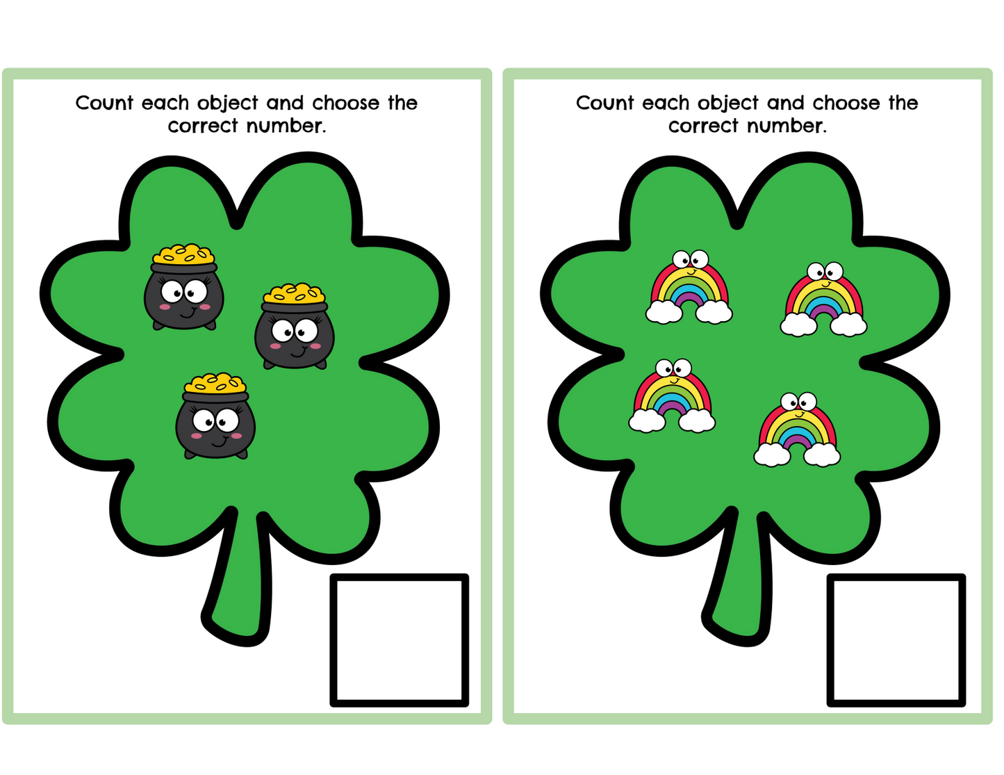 St. Patrick's Day Counting