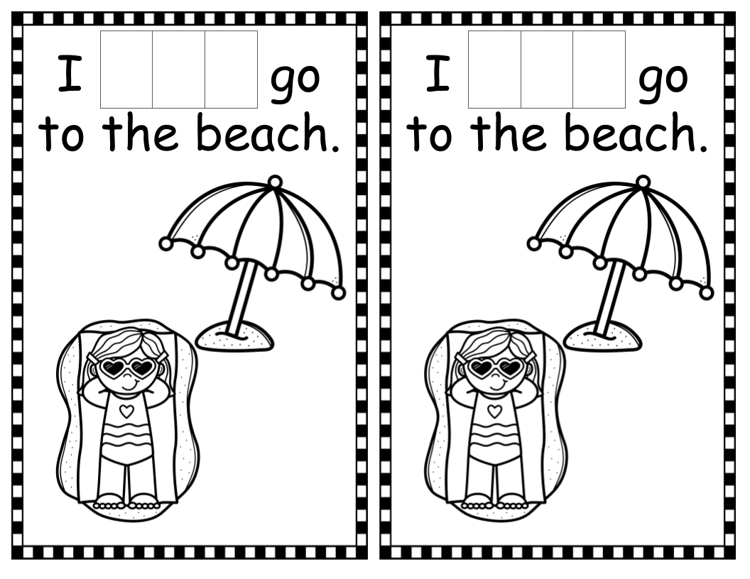 Sight Word Booklet - can