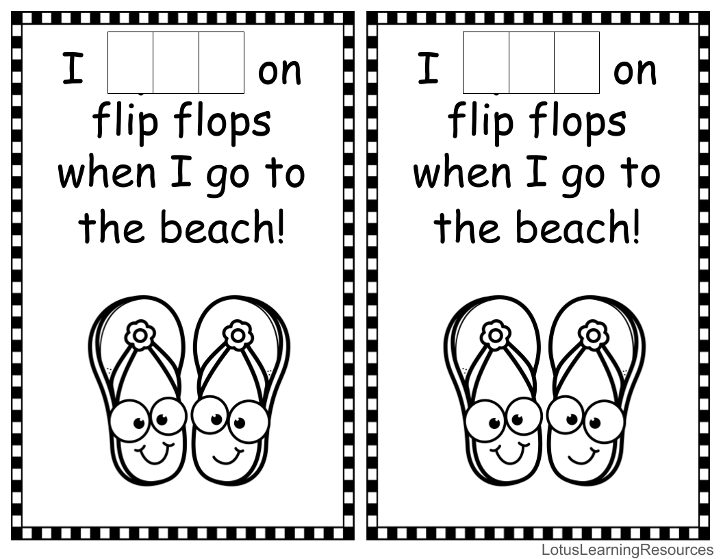 Sight Word Booklet - Put