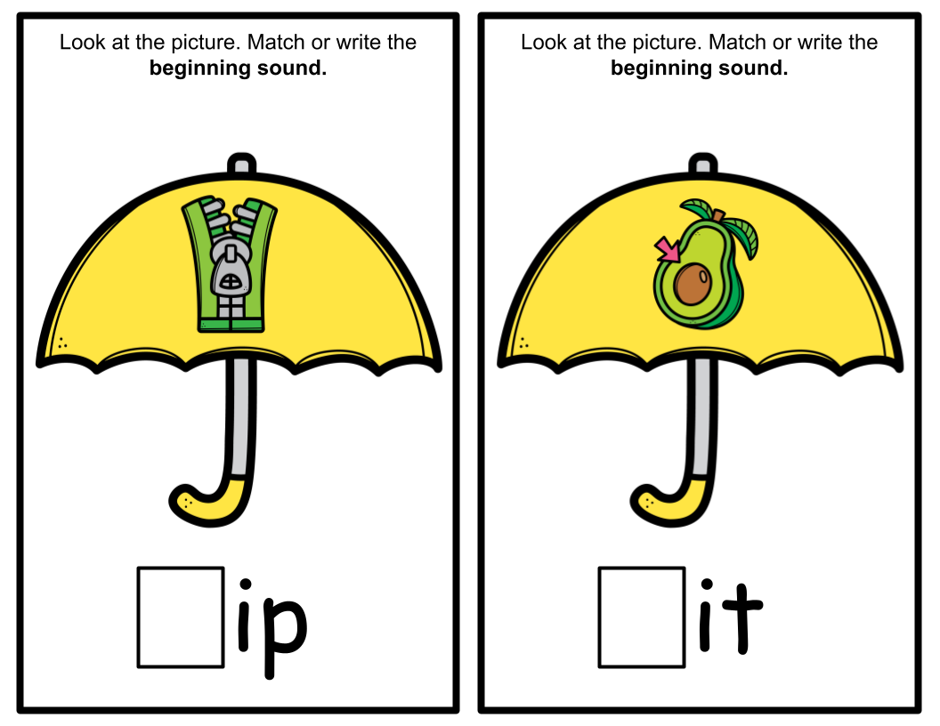 Spring CVC Beginning Sounds