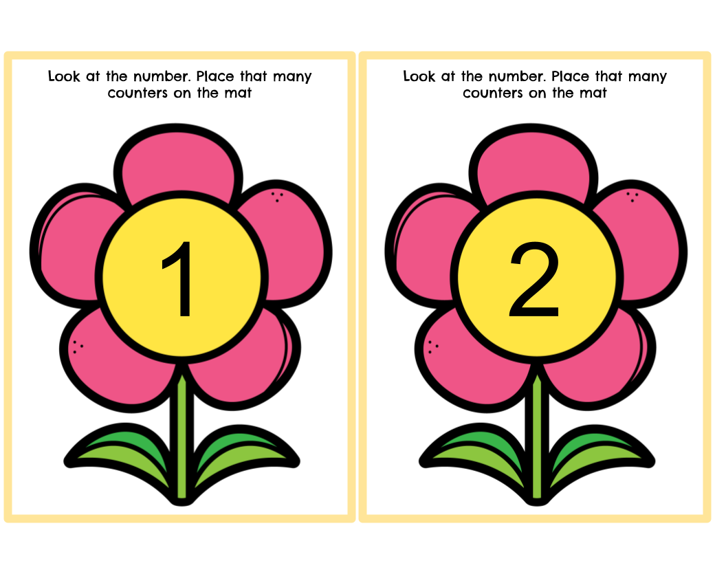 Spring Counting Activity