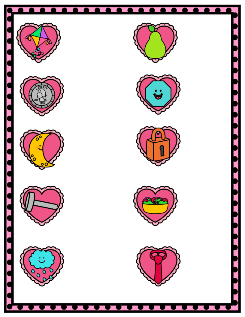 Valentine's Day File folders