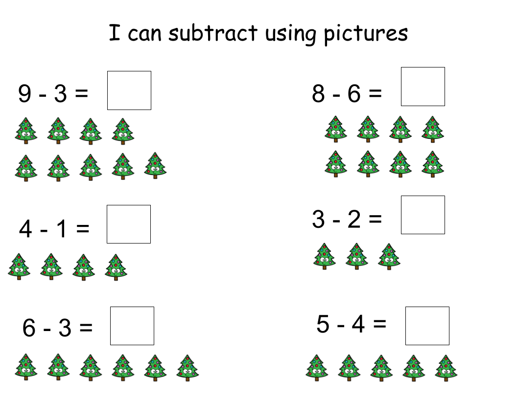 Winter Subtraction With Pictures (Copy)