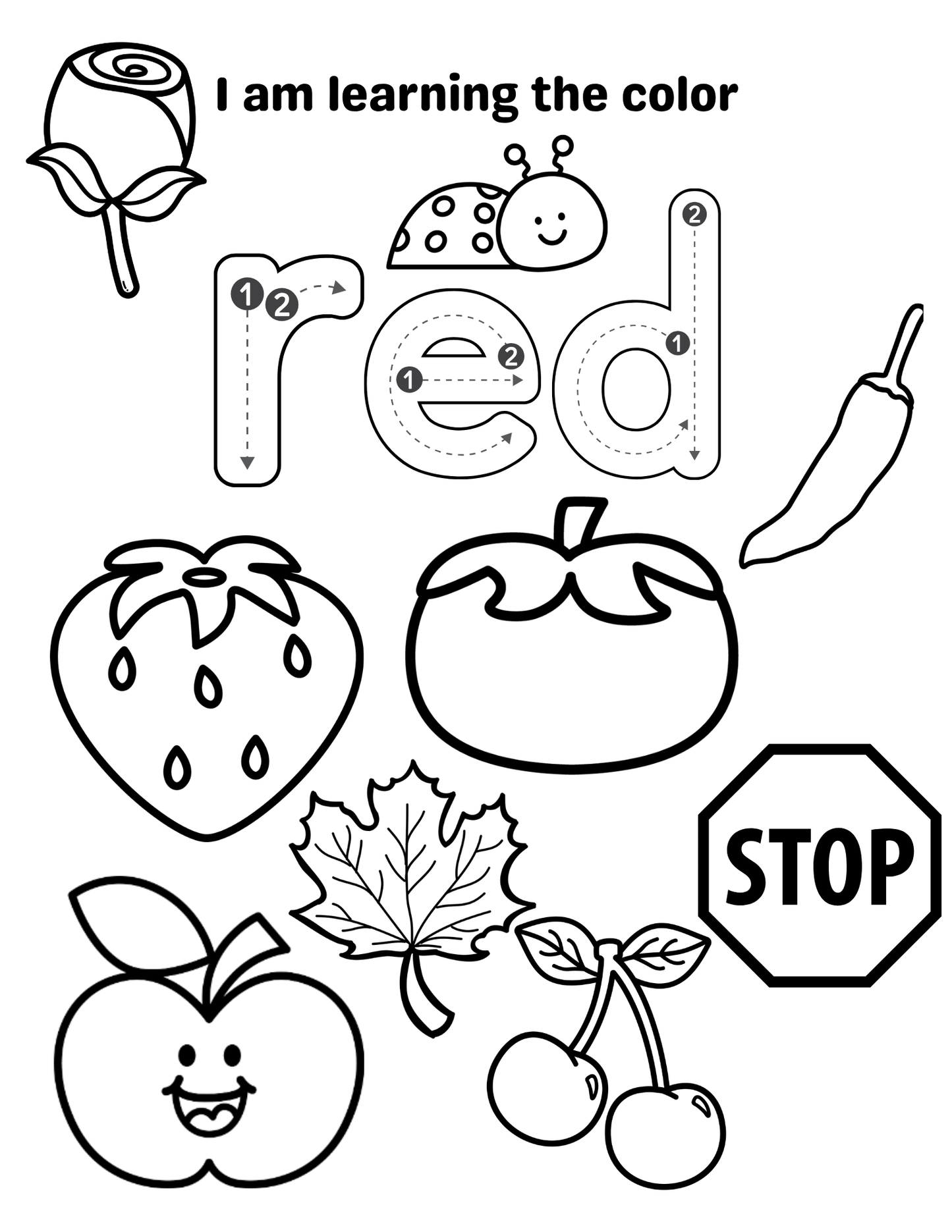 Colored Coloring Pages