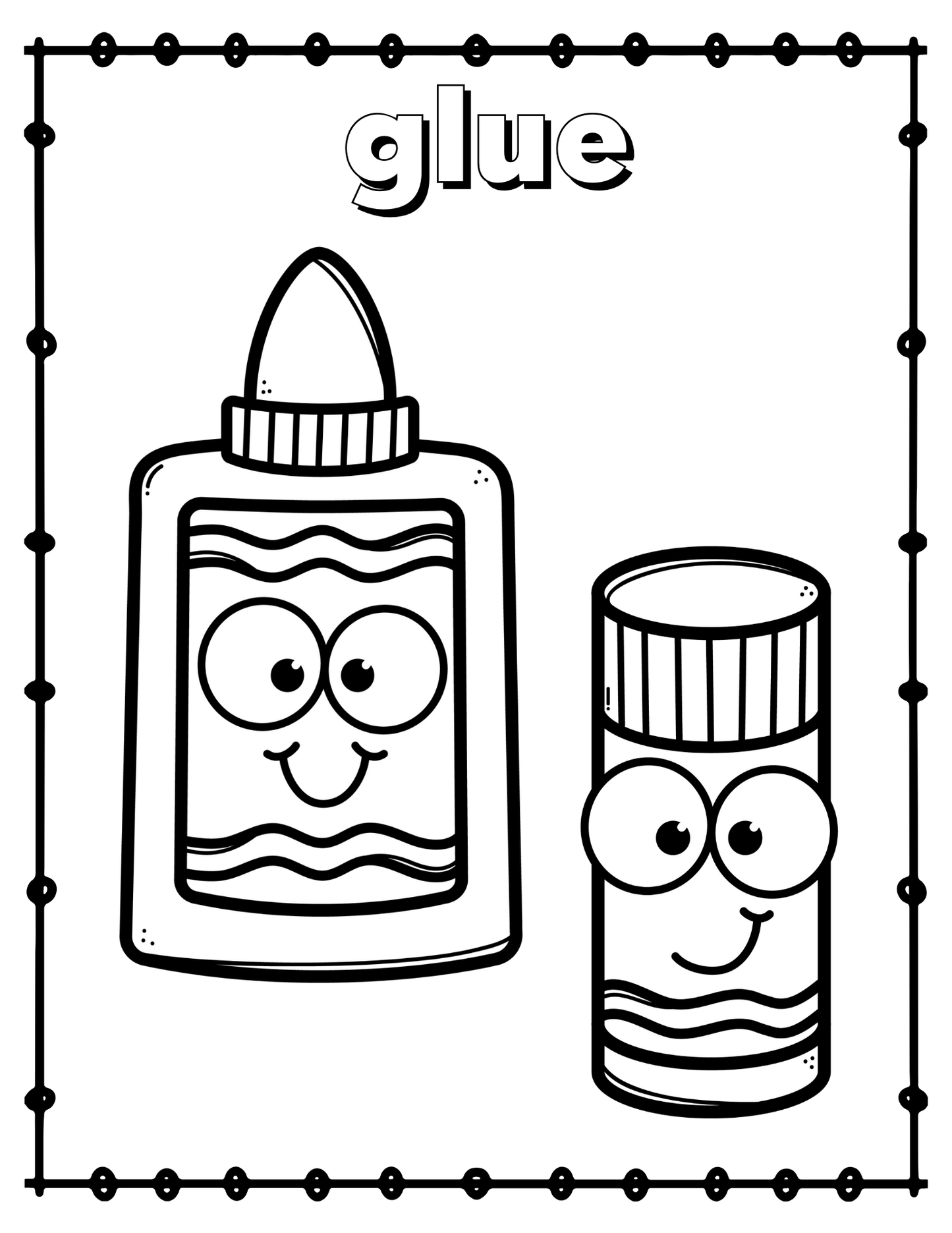 Back 2 School Bingo/Coloring