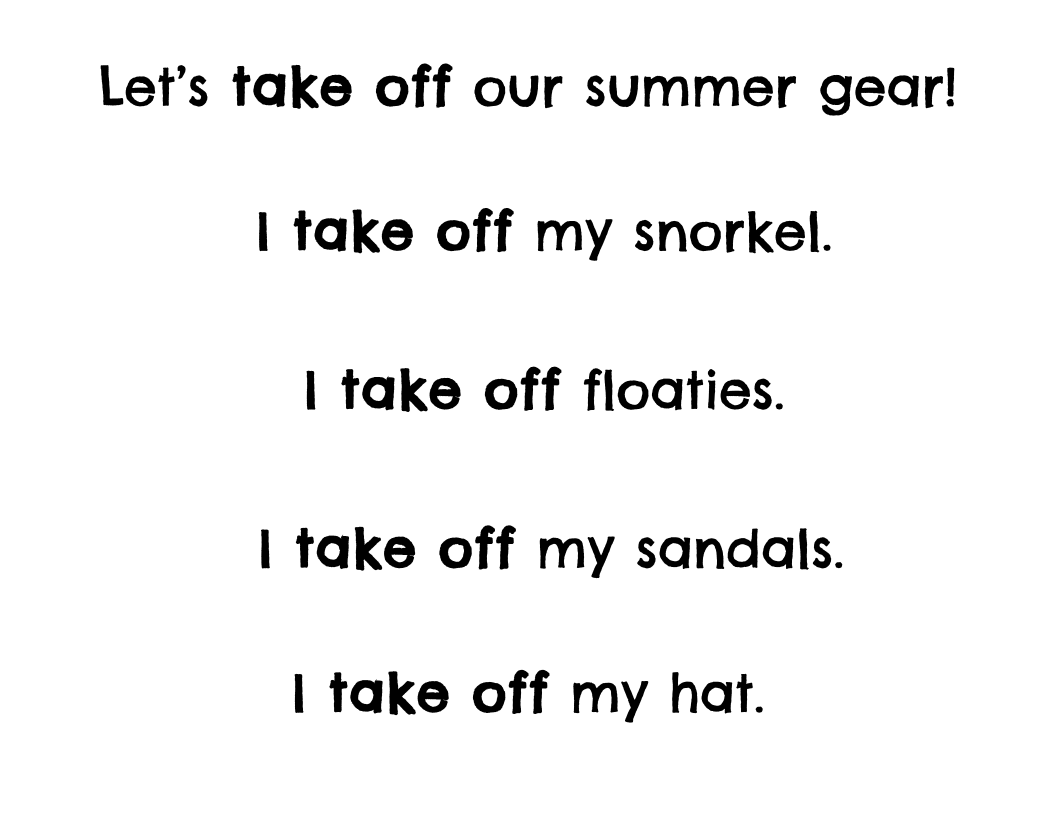 AAC - Interactive Summer Book: Take Off