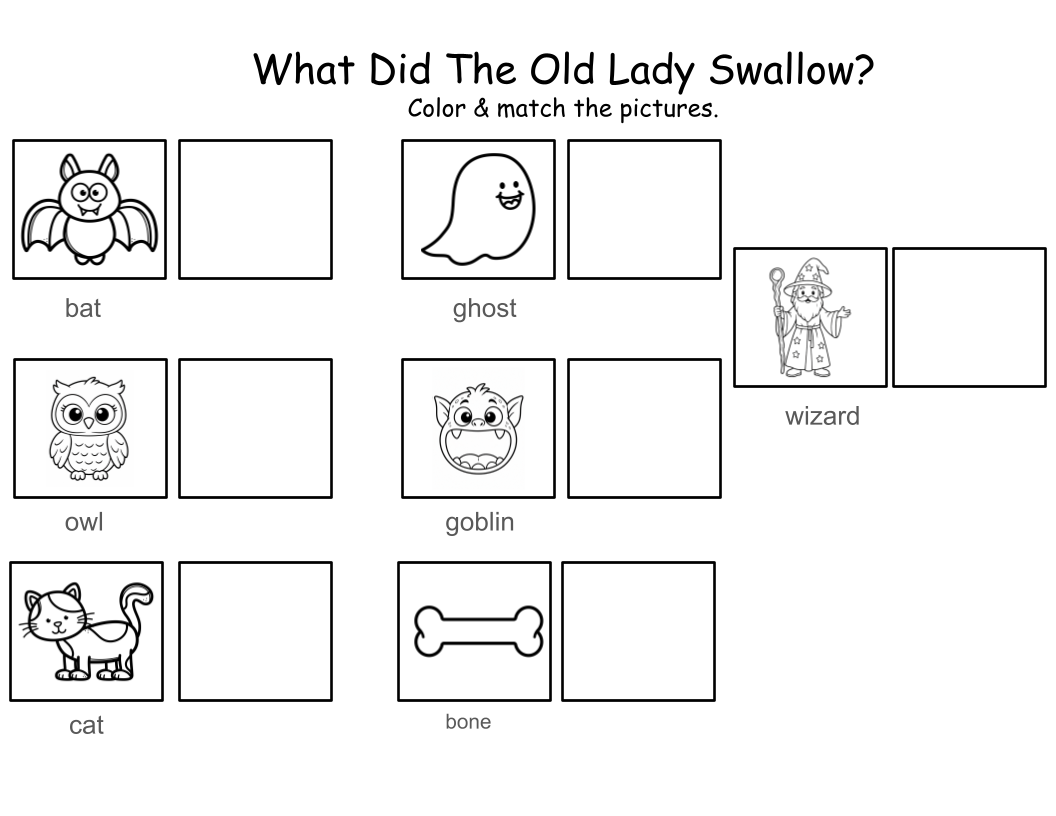 Old Lady Swallowed A Bat