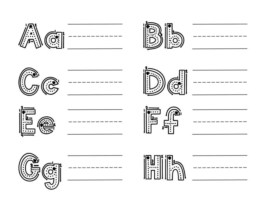 Alphabet Trace and Write