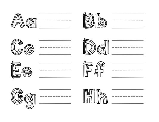 Alphabet Trace and Write