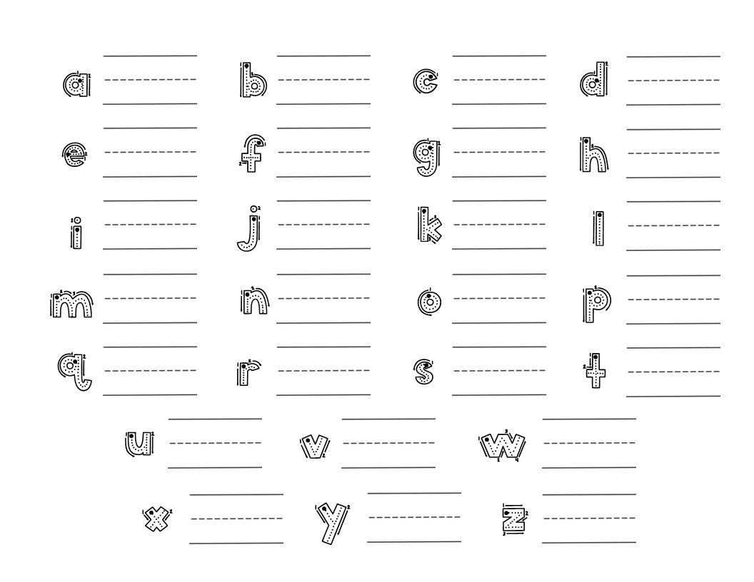 Alphabet Trace and Write