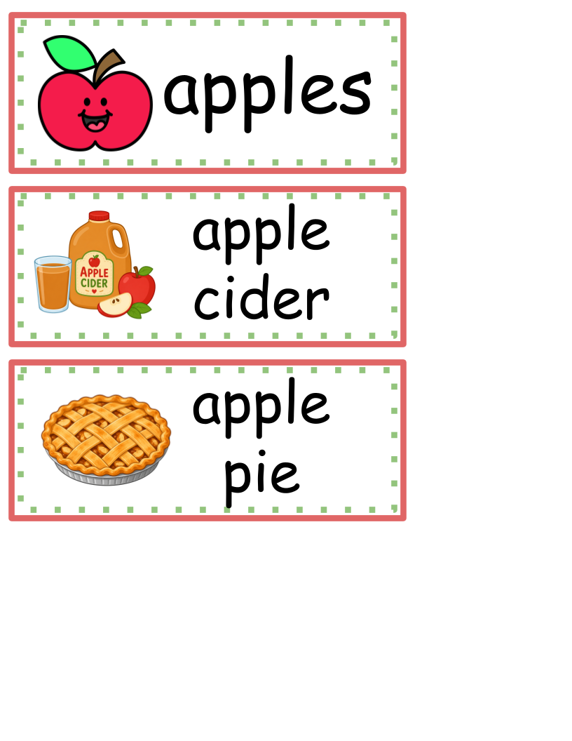 Apple Orchard - Dramatic Play Stand