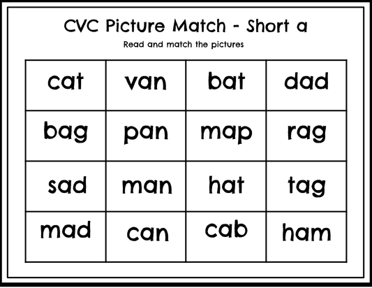 CVC Picture Matching Boards