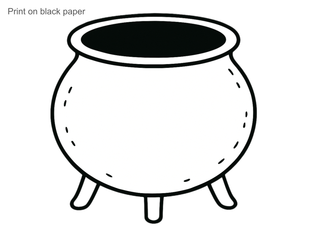 Cauldron Name Craft - Editable