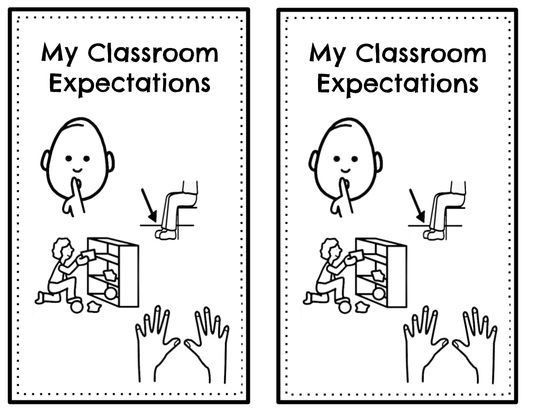 Editable Classroom Expectations Booklet - see description for how to edit