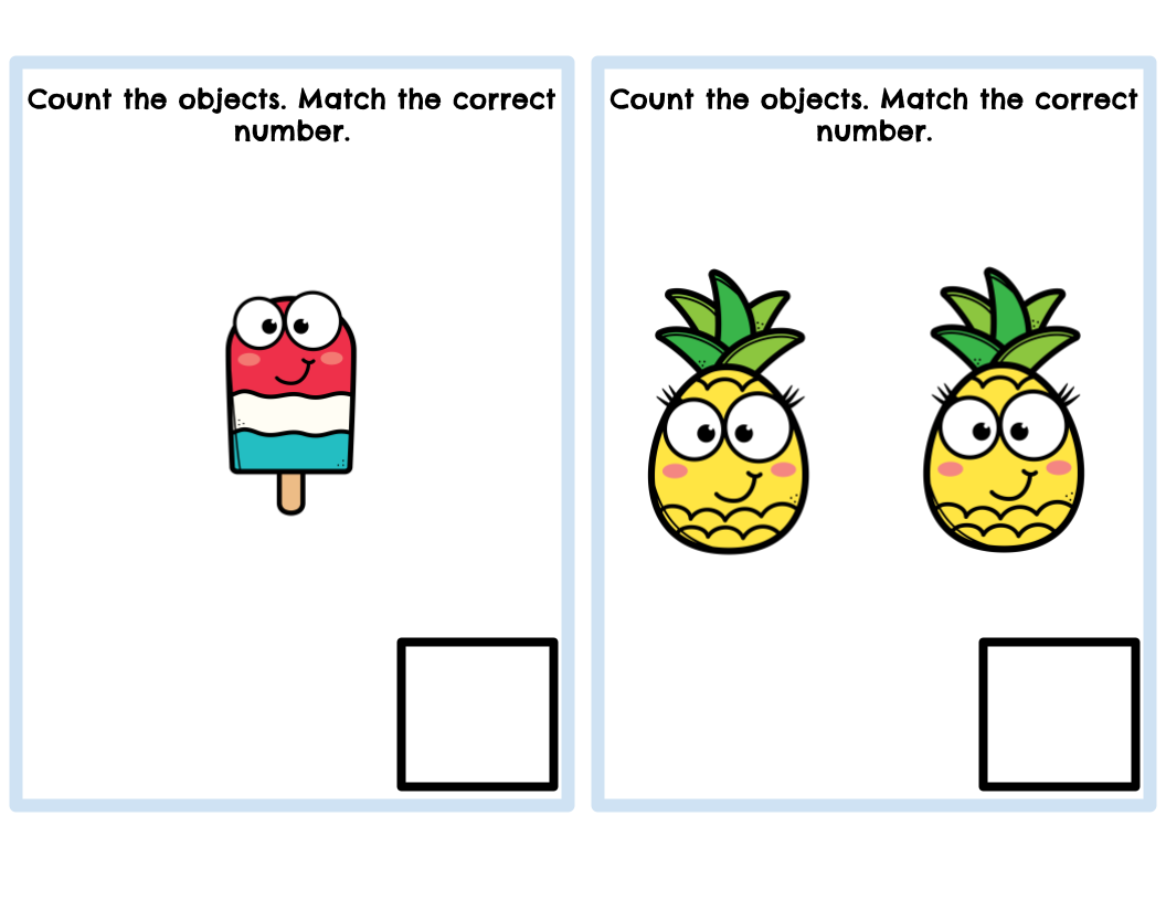 Summer Counting 1-20