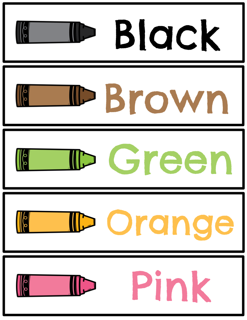 Crayon Labels