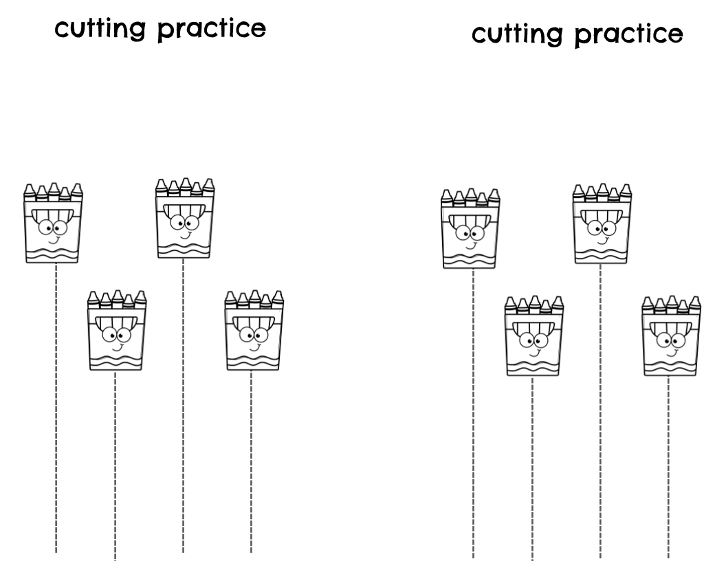 Back To School Cutting Practice