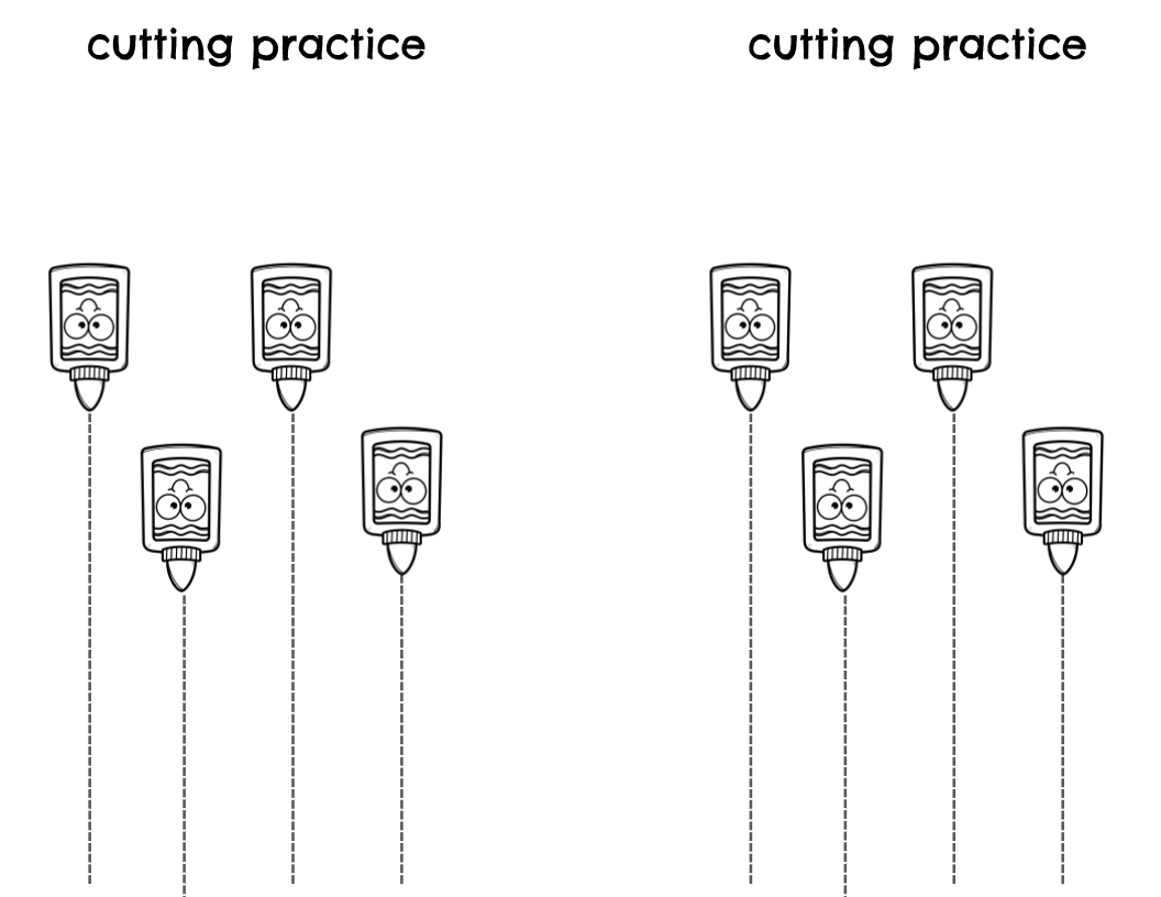 Back To School Cutting Practice