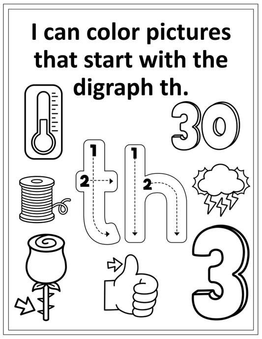 Digraph Coloring Sheets