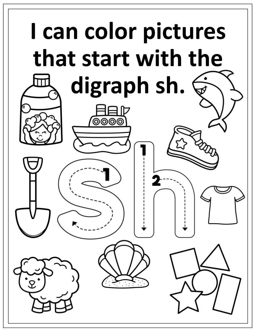 Digraph Coloring Sheets