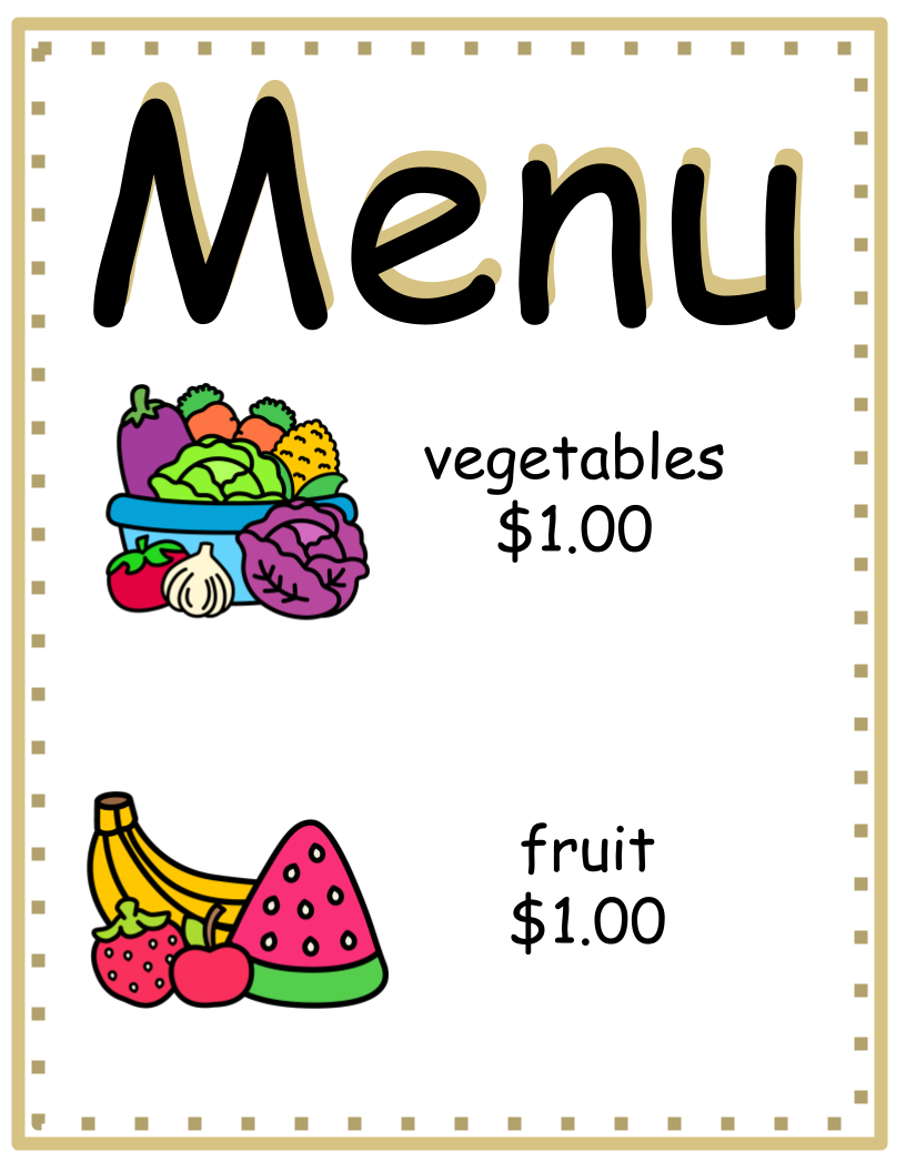 Farmer's Market - Dramatic Play Stand