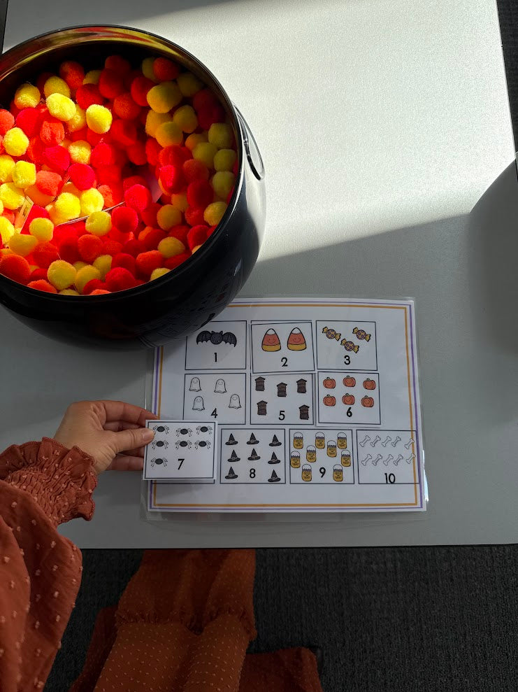Halloween Counting Mat