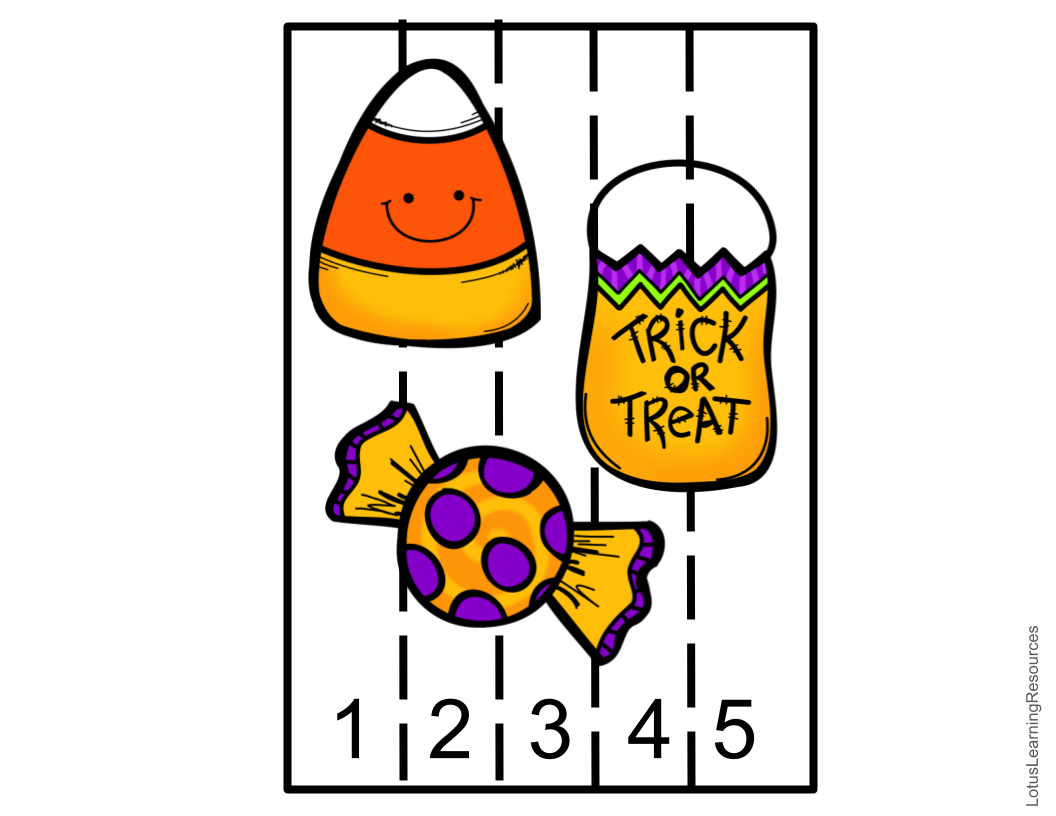 Halloween Number Sequencing