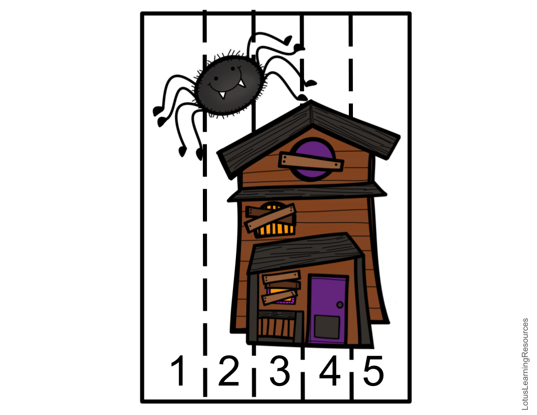 Halloween Number Sequencing