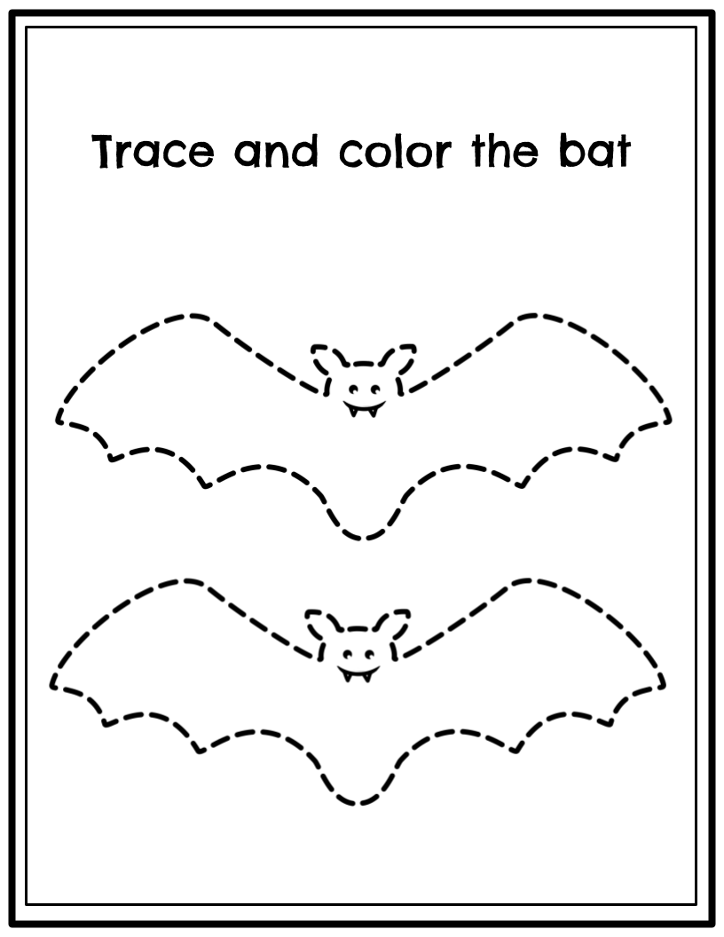 Halloween Picture Tracing