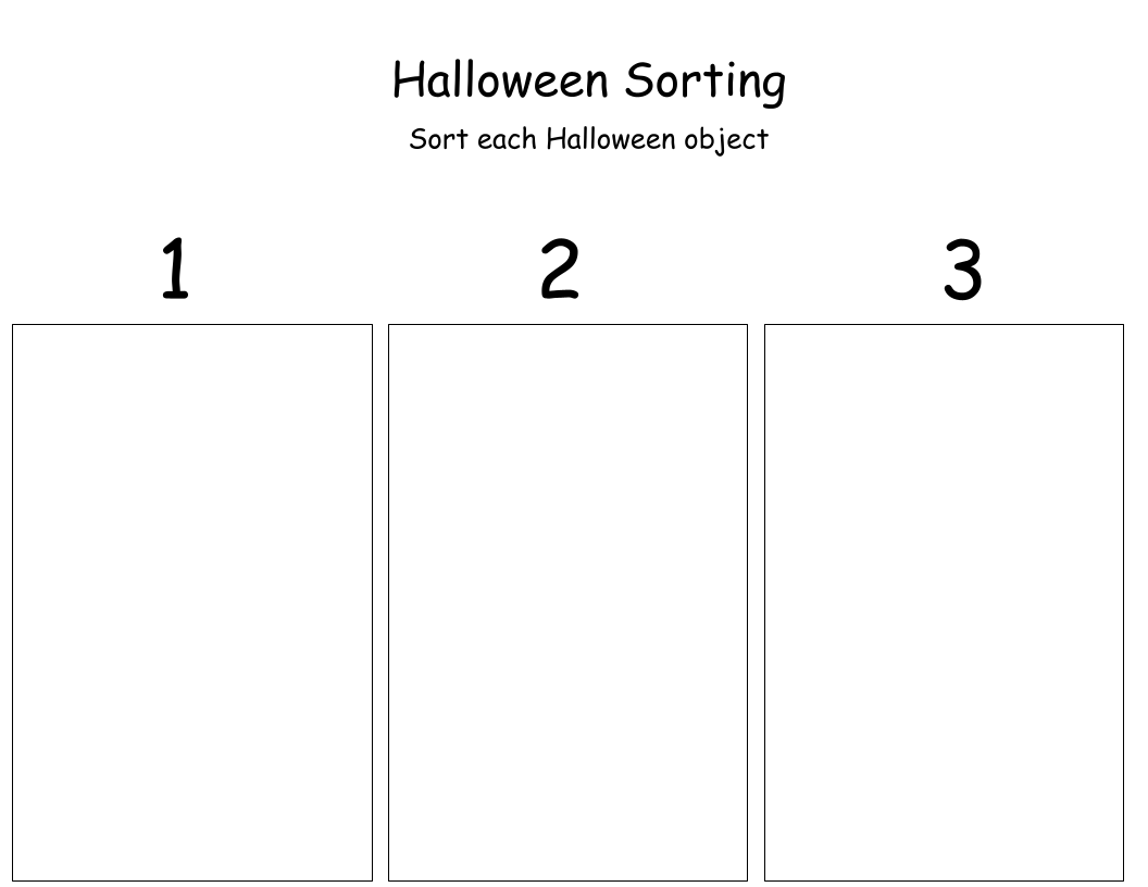 Halloween Sorting