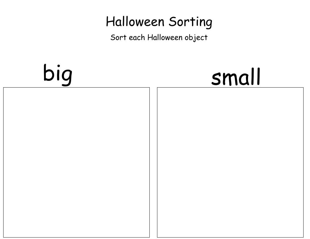 Halloween Sorting