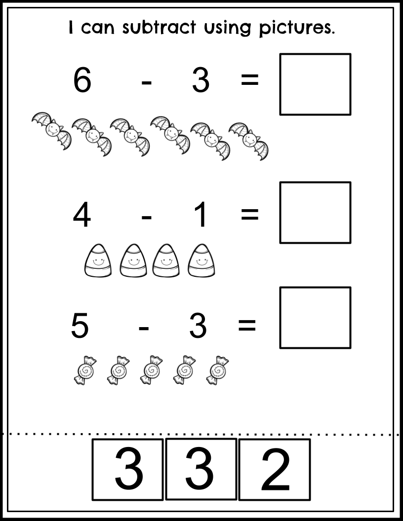Halloween Subtraction
