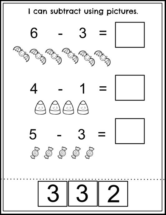 Halloween Subtraction