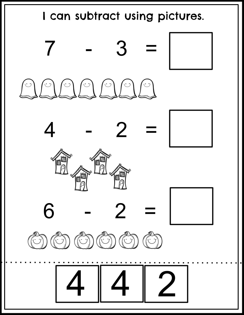 Halloween Subtraction