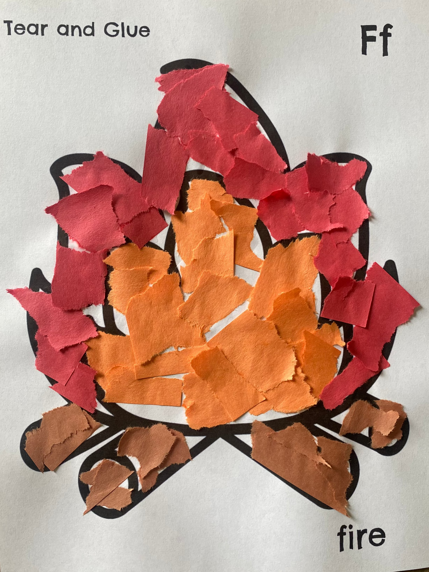 Tear and Glue Letter Sounds