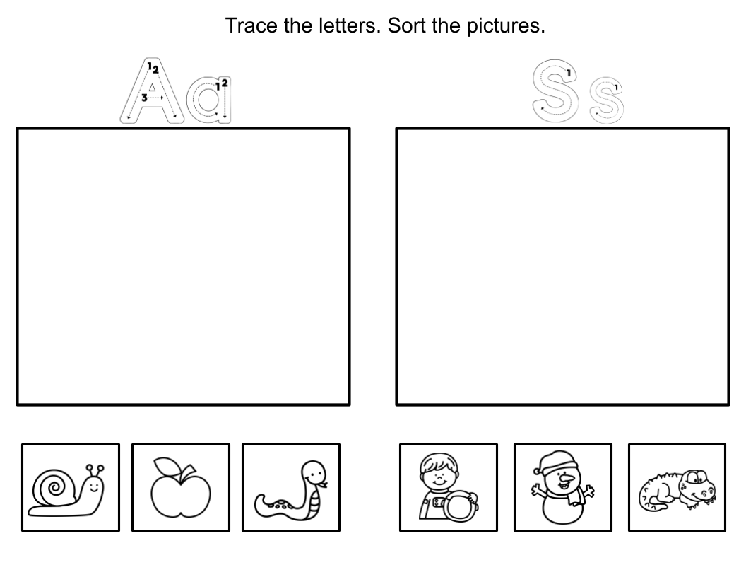 Letter Sound Sorting