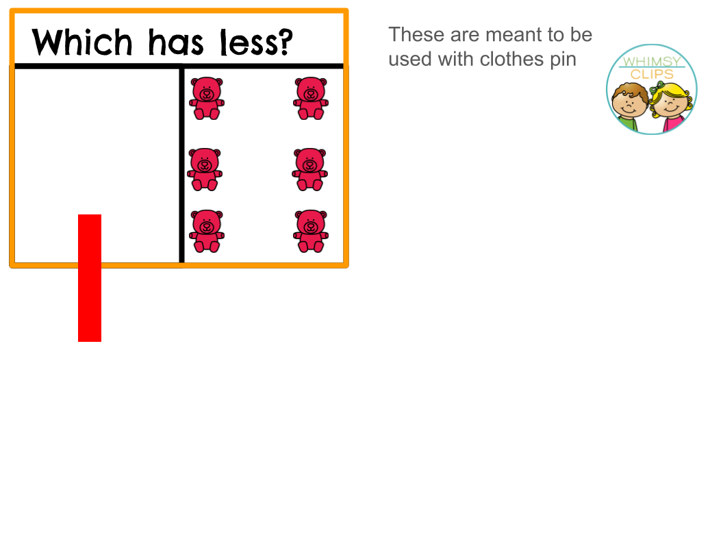 More or Less Task Cards