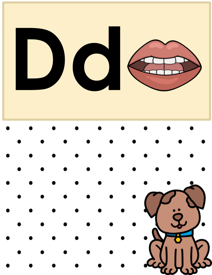 Neutral Polka Dot - Alphabet Posters (Copy)
