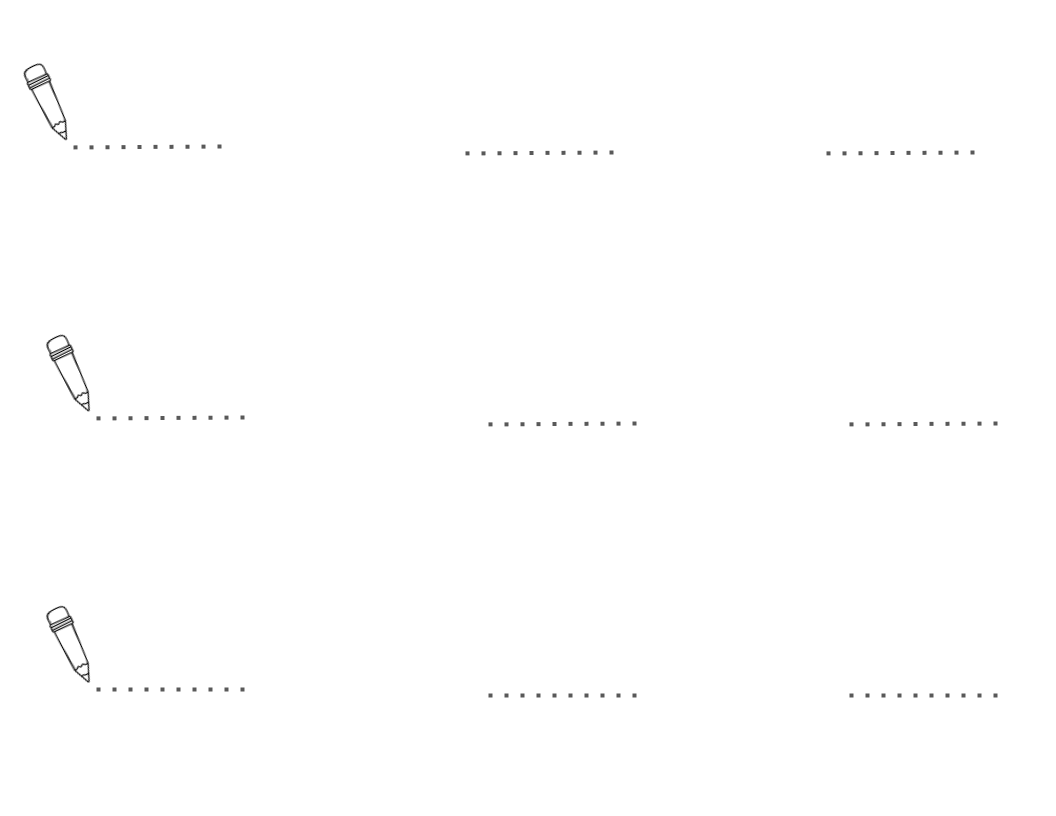 Pre-writing line tracing