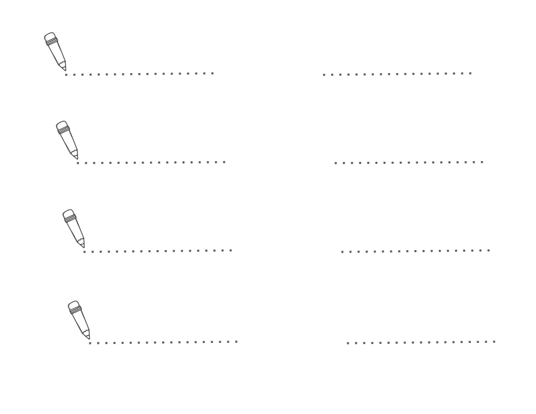 Pre-writing line tracing
